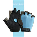 Gym Gloves Fingerless Anti-Slip Shock-Absorbing Sports Gloves