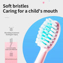 Vibrant Kids Electric Toothbrush Gentle Cleaning Rechargeable