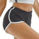 High-Waisted Acrylic Sports Shorts for Women: Versatile Yoga Pants with Anti-Walking Feature  ourlum.com   