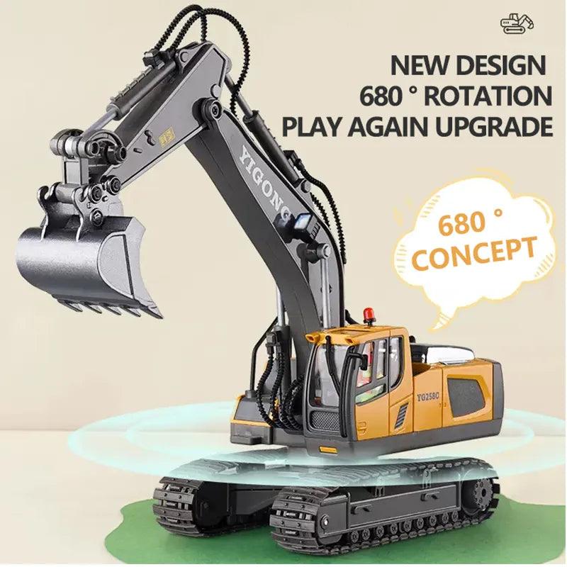 RC Excavator Dumper Car: Ultimate Remote Control Engineering Vehicle Toy  ourlum.com   