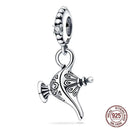 Heart Shaped Sterling Silver Charm Bead - Zircon Adorned Pandora Bracelet Pendant  ourlum.com PAC125  