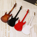 Wooden Musical Instruments Collection Decorative Ornaments Mini Electric Guitar Model Gifts