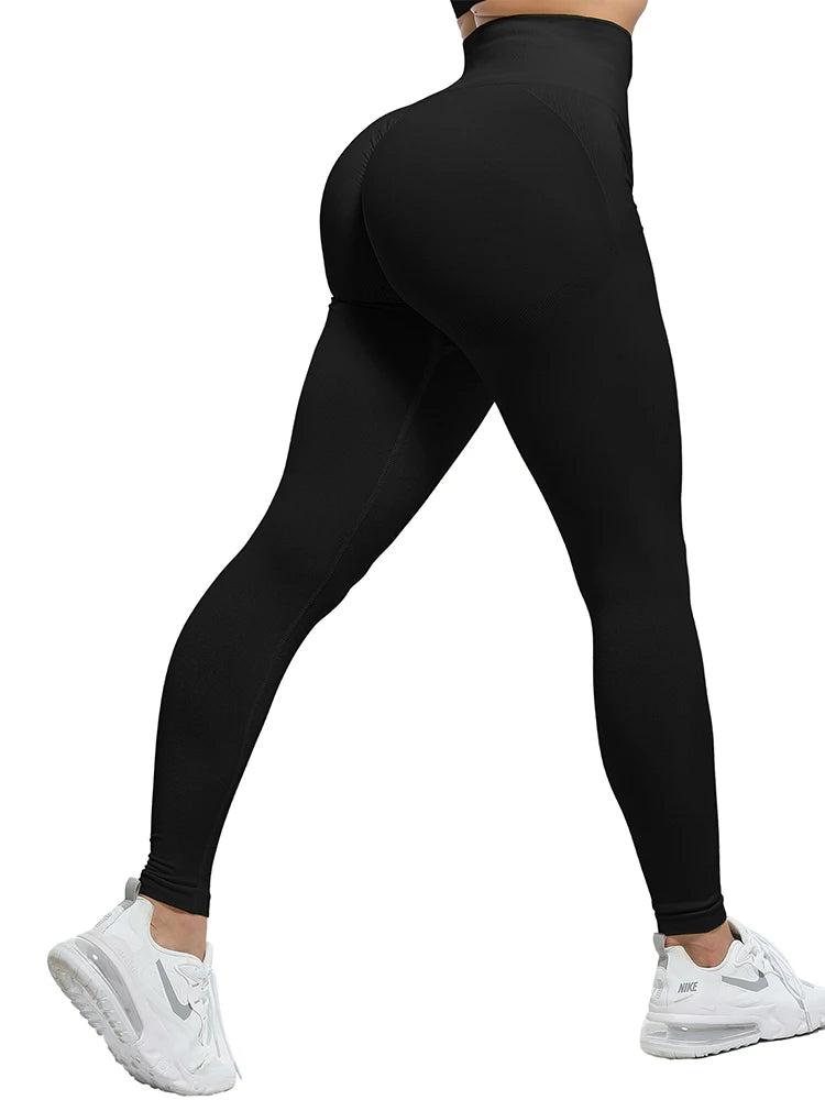 Bubble Lift High Waist Seamless Leggings for Women - Enhance Your Workout Wardrobe  ourlum.com   