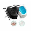 Orthopedic Memory Foam Coccyx Gel Seat Cushion for Pain Relief