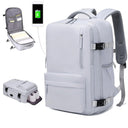 Waterproof Unisex Laptop Backpack With Shoe Compartment