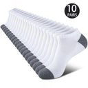 10 Pairs of Breathable Men's Running Socks for Spring Fitness