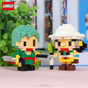 Anime Building Blocks: Luffy Kakashi Chopper Model 3D DIY Educational Toy  ourlum.com   