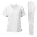 Women's Medical Scrub Set - Stylish Short Sleeve Uniforms