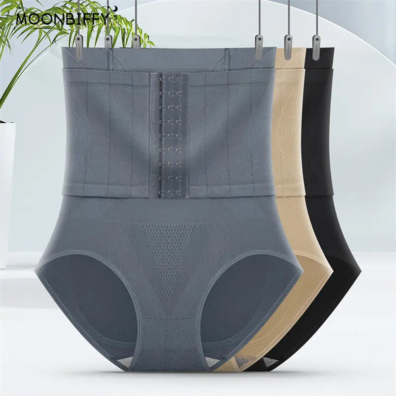 Redefine Your Curves: Waist Trainer Corset Shapewear with Butt Lifter Briefs for Slimming