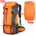 Waterproof Nylon Bag Camping Travel Backpack With Rain Cover