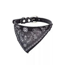 Adjustable Pet Scarf Bandana Collar for Small Dogs & Kittens  ourlum.com black neck 20-28cm 