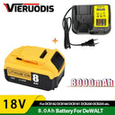 18V High-Capacity Lithium Battery for DeWalt Tools 5Ah