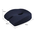 Ergonomic Memory Foam Seat Cushion for Tailbone Pain Relief