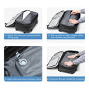 Men Travel Backpack Vacuum Compression 17 Inch Laptop Backpack