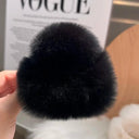 Crab Plush Fur Hair Clip: Trendy Accessory for Girls