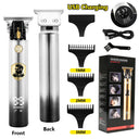 LCD Hair Clippers Professional Hair Cutting Machine T9 Deluxe