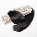 Yaki Straight Tape In Extensions Remy Human Hair 12-26 Inch