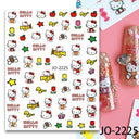 Adorable Cartoon Hello Kitty Nail Sticker Set for Nail Art