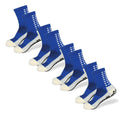 Ultimate Performance Men's Athletic Grip Socks - Enhanced Stability for Sports  Our Lum 4 pairs blue One Size 