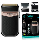 VGR Rechargeable 3-Speed Beard Hair Electric Shaver Men