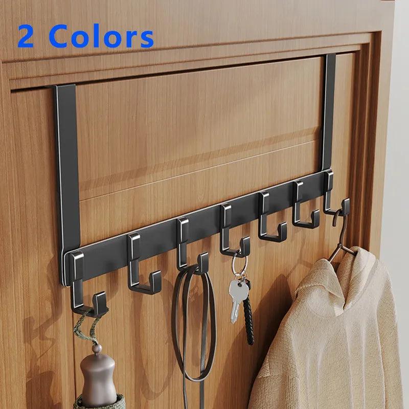 Door Hooks Organizer Rack - Stylish Aluminum Coat Towel Hanger  ourlum.com   