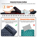 Outdoor Camping Sleeping Pad Folding Sleep Mat Beach Inflat