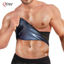 Qtree Men Slimming Body Shaper Sauna Sweat Belt Trainer