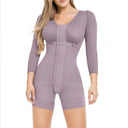 Women's High Compression Shapewear Bodysuit with Long Sleeves