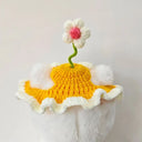 Decoration Cute Flower Cat Hat Funny Cosplay Headgear Pet