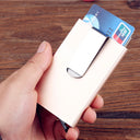 Slim Metal Card Wallet Business Minimalist RFID Cardholder