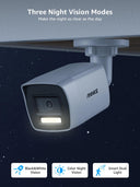 8MP Weatherproof IP Surveillance Camera with Built-in Microphone