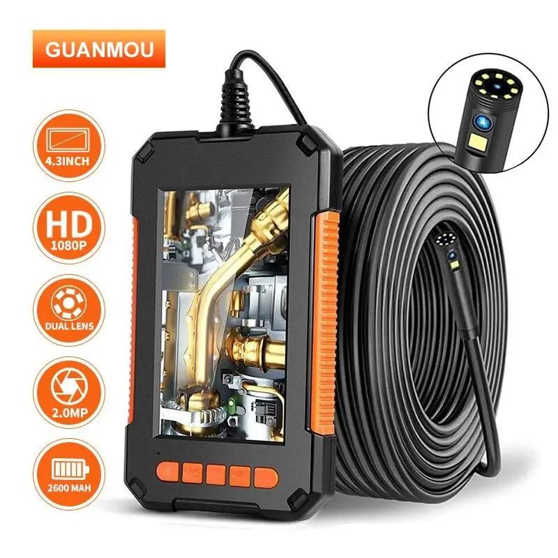 Endoscope Camera Dual Lens Car Inspection Borescope: Waterproof IP68  ourlum.com   