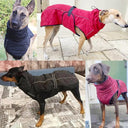 Labrador Dog Winter Jacket: Waterproof Reflective Pet Coat for Large Middle Dogs  ourlum.com   