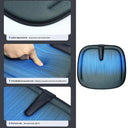 Breathable Gradient Car Memory Foam Seat Cushion with Cooling Gel