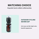 Cycling Sports Water Bottle - 700ml Plastic Kettle with Cover