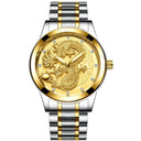 Dragon Fashion Crystal Men's Quartz Watch Stylish Waterproof