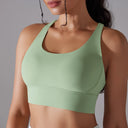 Women's High Stretch Yoga Bra Tank Top for Gym Workouts