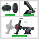 Car Phone Holder Mount: Secure GPS Mobile Support Stand  ourlum.com   