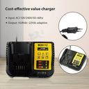 DCB112 2A Fast Lithium Charger For Dewalt Batteries