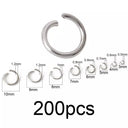 Stainless Steel Split Rings Connectors Bulk Jewelry Supplies