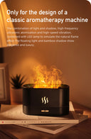 Multi-Function Ultrasonic Aroma Diffuser with Colorful Flame Simulation