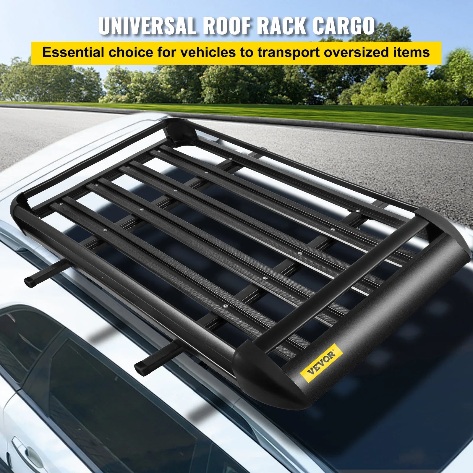 VEVOR Universal Car Roof Rack Load 100KG Luggage Cargo Tent Tamiya Cross Bars Ski Holder Bicycle Carrier Ball Trailer Camper Van