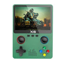 X6 Portable Dual Joystick Handheld Gaming Console: Ultimate Fun for Kids  ourlum.com green  