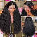 Tewjig Brazilian Remy Loose Deep Wave Lace Front Wig 250% Density