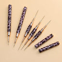 Leopard Print Nail Art Brush Set for Stunning Nail Designs