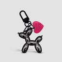 Cute Cartoon Balloon Dog Couple Keychains Key Ring Gift