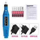 Portable Professional Electric Nail Drill Machine Set