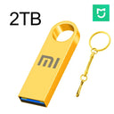  Waterproof USB Flash Drive: High-Speed Portable Storage  ourlum.com Gold 2TB  