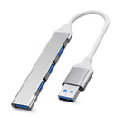 USB C Hub Adapter for Xiaomi  Macbook Pro: Enhanced Connectivity  ourlum.com USB-silver  