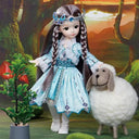 Customizable BJD Doll Interactive Dress-Up Toy with 3D Eyes